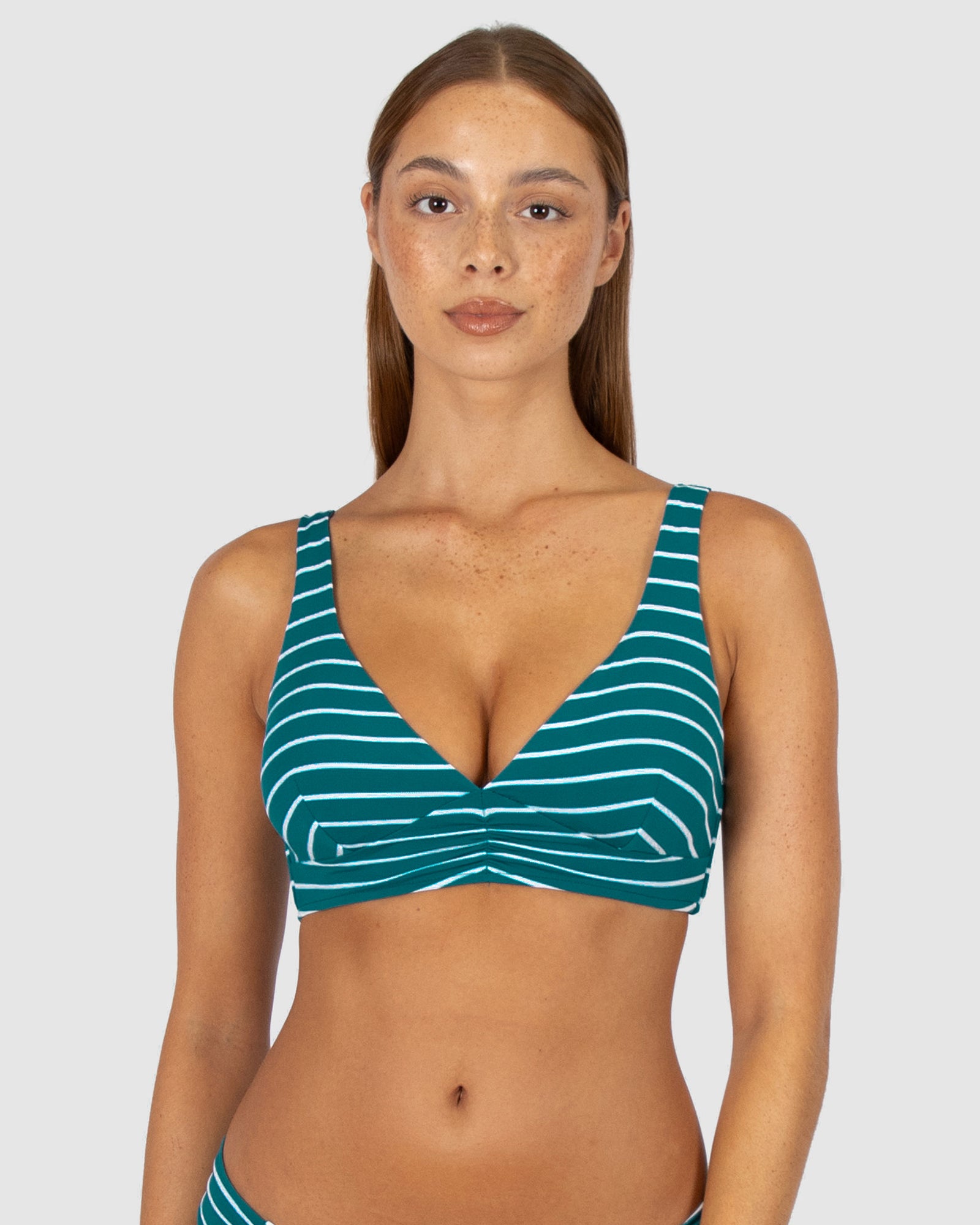 Baku Swimwear All Aboard C-D Cup Longline Bikini Bra Top