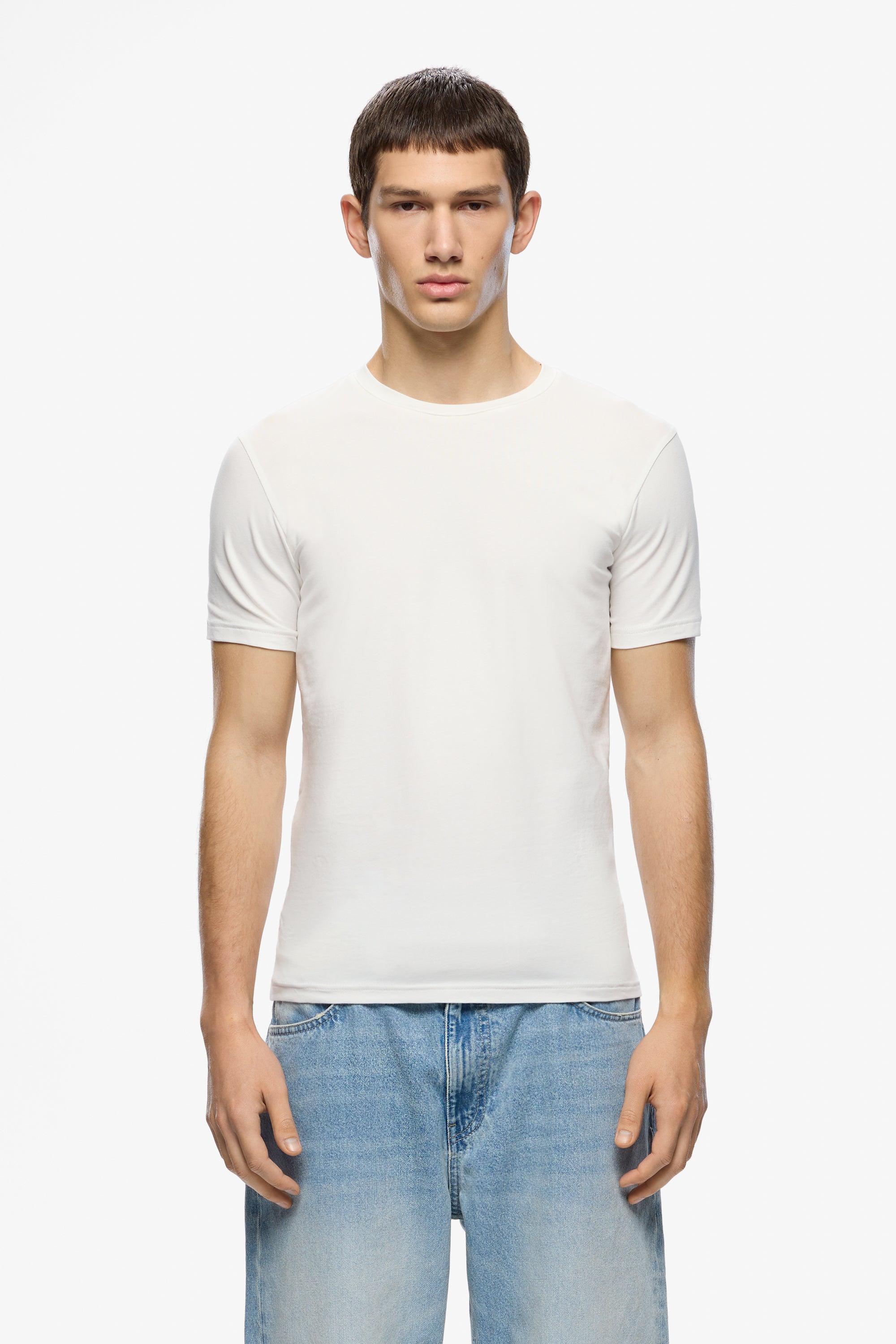 Slim-fit T-shirt Black