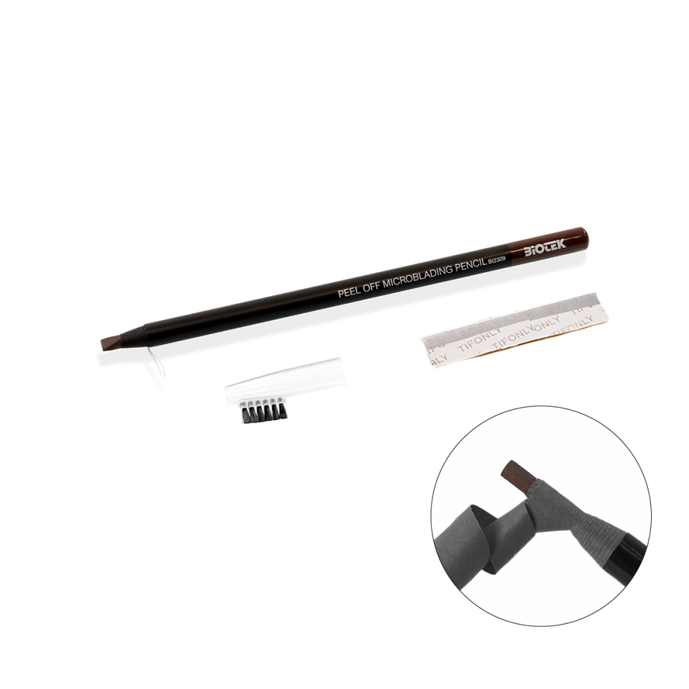 Peel-Off Microblading Pencil + Cutter – Light Brown