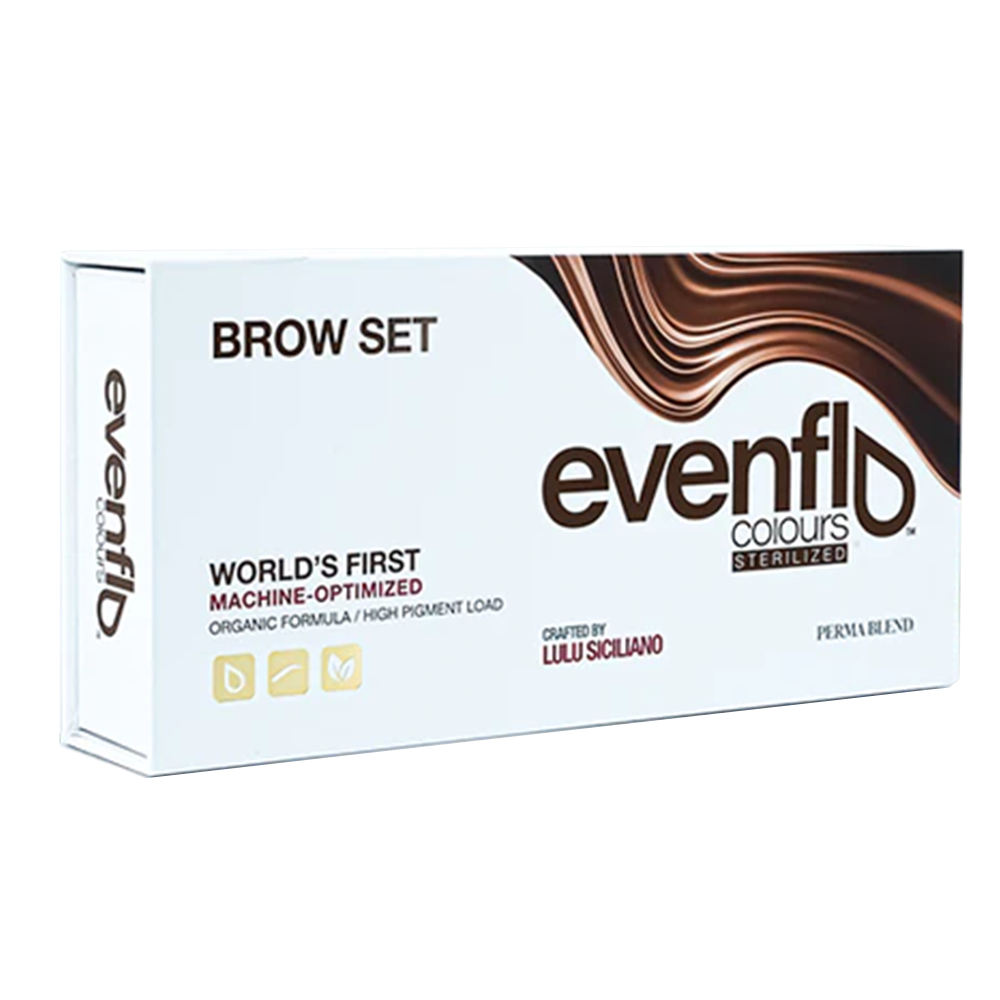 Evenflo Colours Evenflo Brow Pigment Set by Perma Blend 5 x 0.5 oz (15 ml)