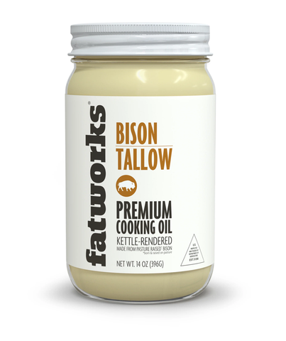 Fatworks Pasture Raised Bison Tallow a.k.a. Thunderfat (14 oz)