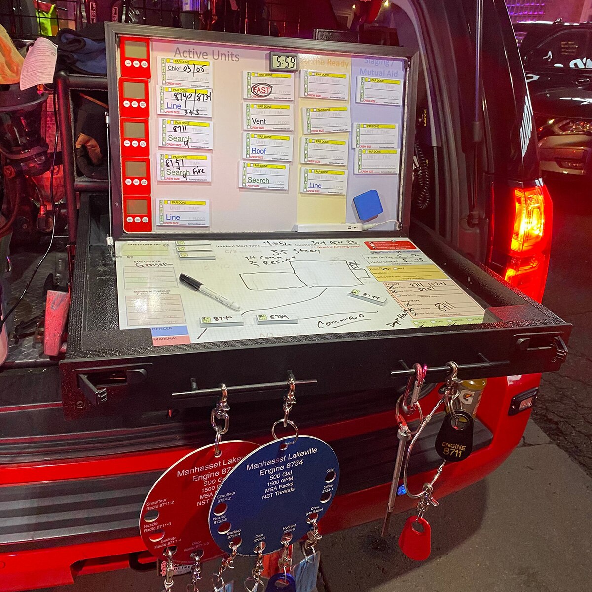 All Hands Fire Equipment SCA iCommandBoard Fire Board