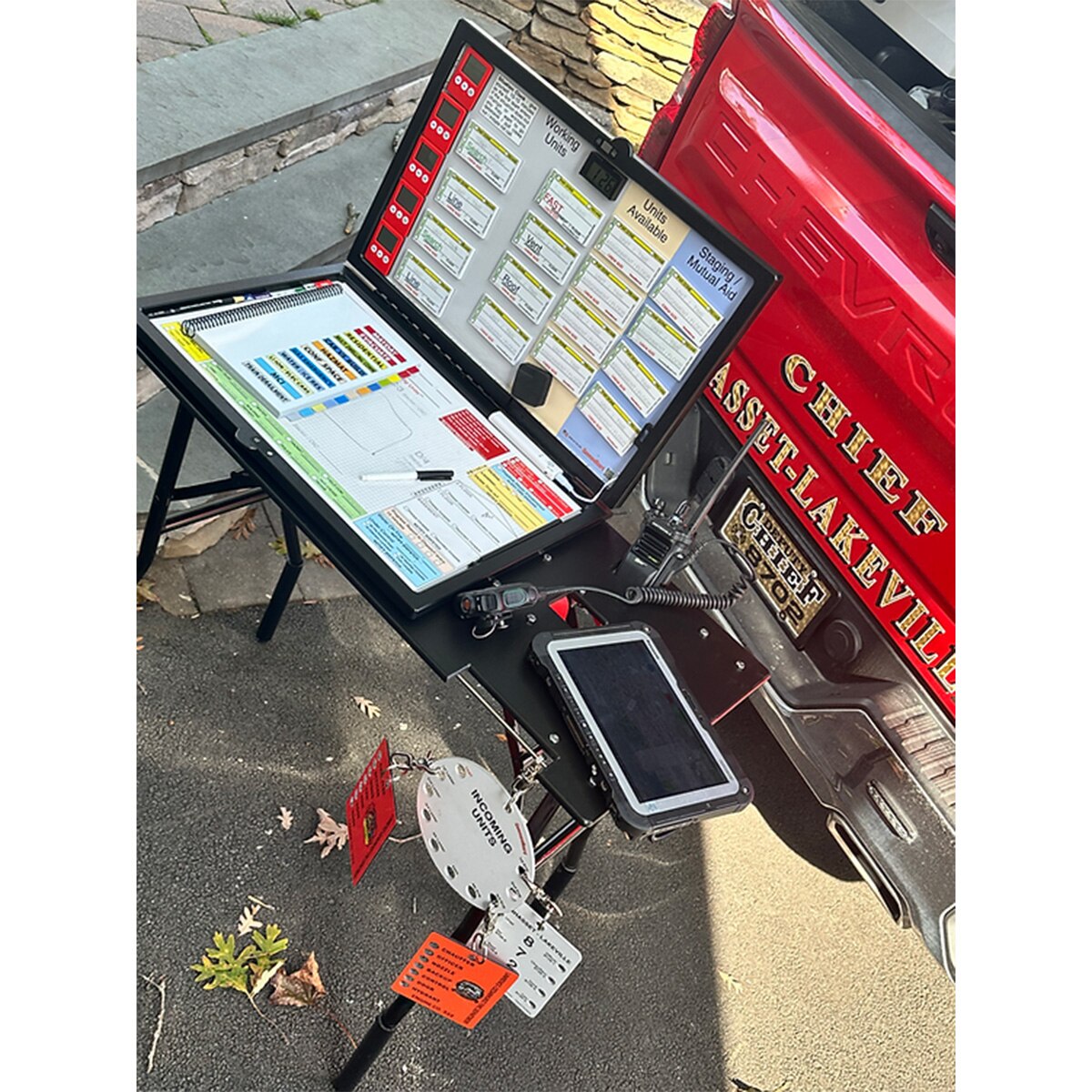 All Hands Fire Equipment SCA iCommandBoard Table