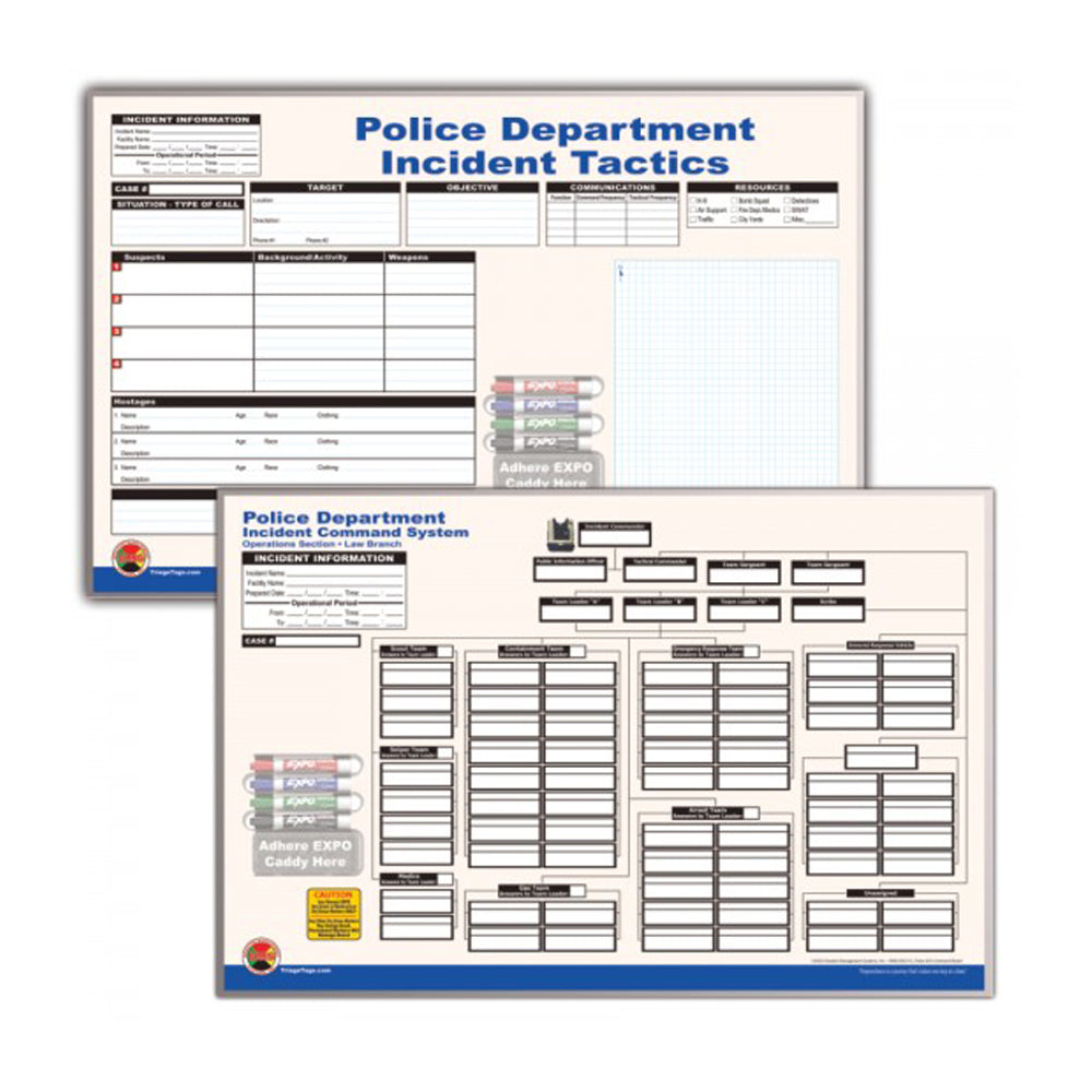 Police ICS Command Board Set