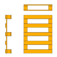 Lapwood S.C. Disposable pallet 600x800