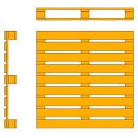 Disposable pallet 1140x1140