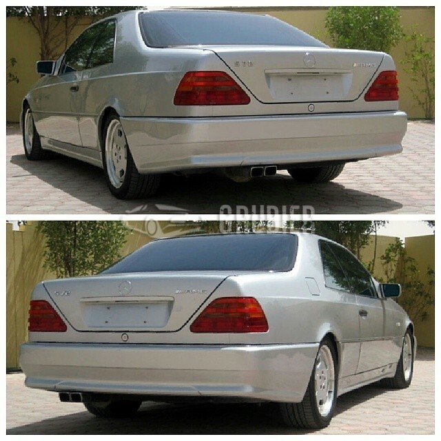 Grubier Tuning REAR BUMPER - Mercedes CL C140 / S-Class Coupe - C140 - "AMG Look"
