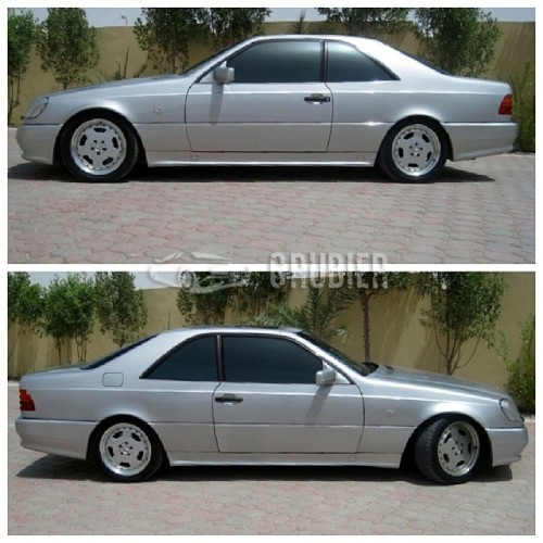 Grubier Tuning SIDE SKIRTS - Mercedes CL C140 / S-Class Coupe - C140 - "AMG Look"