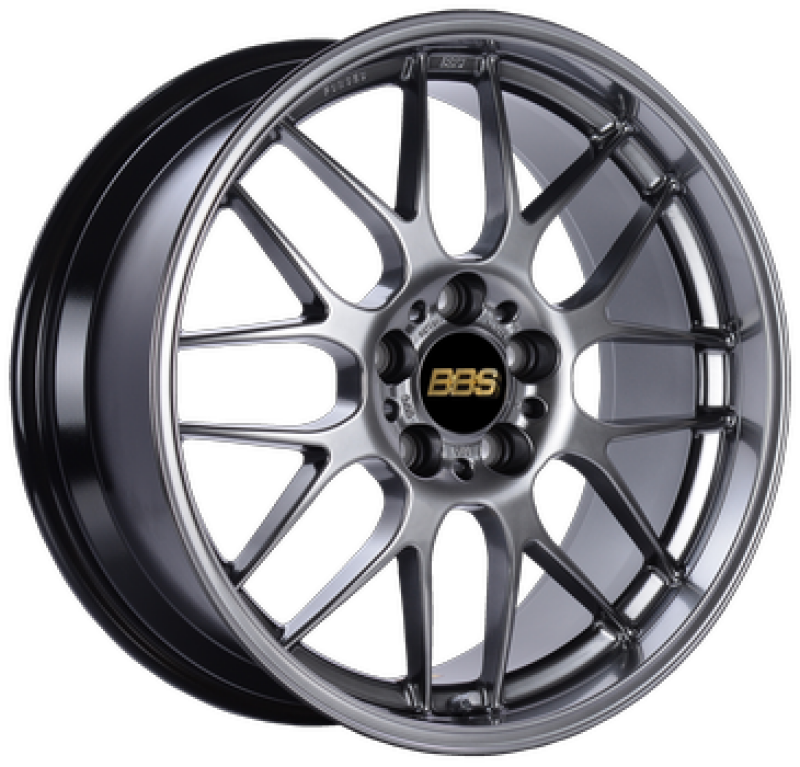 AR Motorwerkz BBS RG-R 18x8.5 5x114.3 ET38 Diamond Black Wheel -82mm PFS/Clip Required
