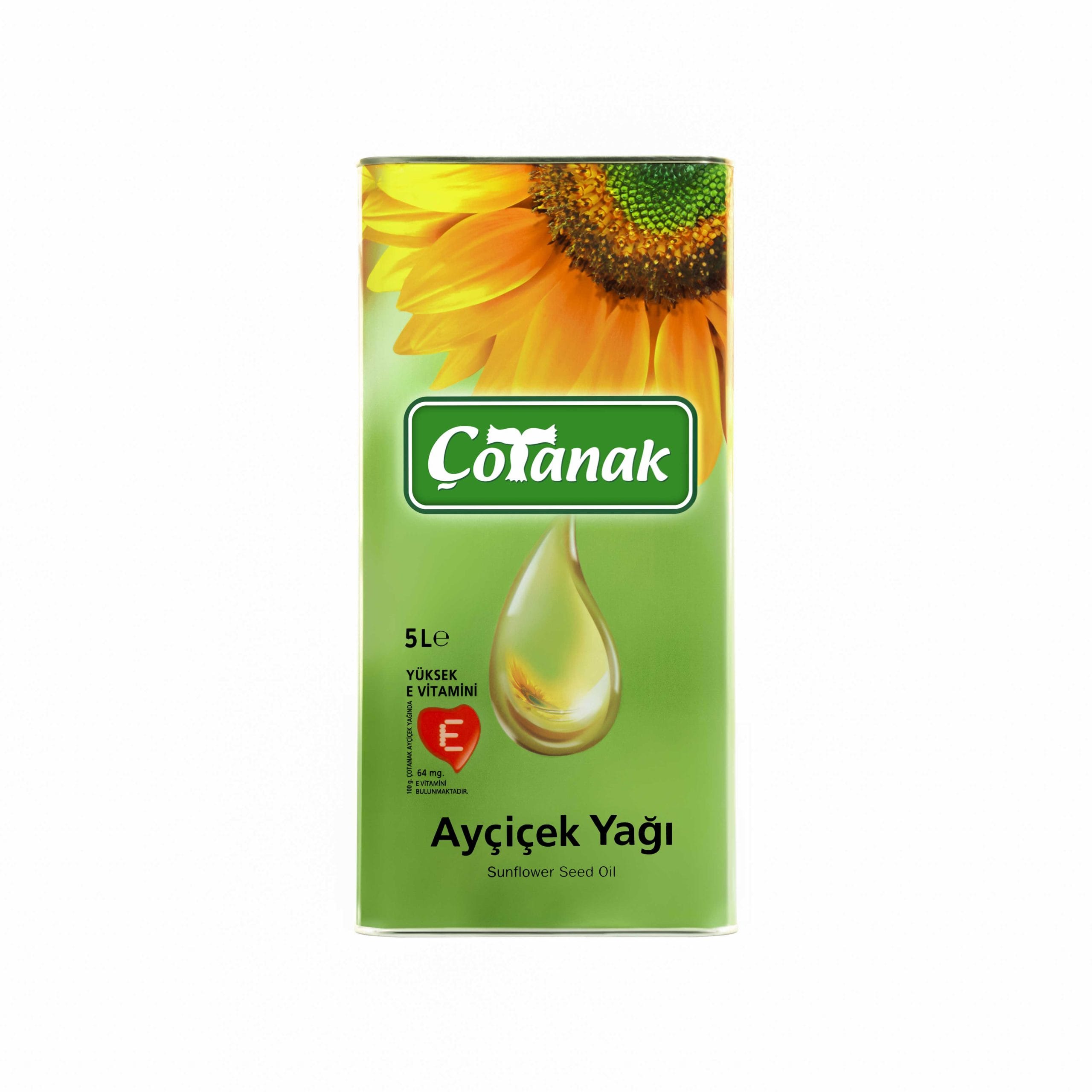 Çotanak Yağ Ayçiçek Yağı 5L Teneke