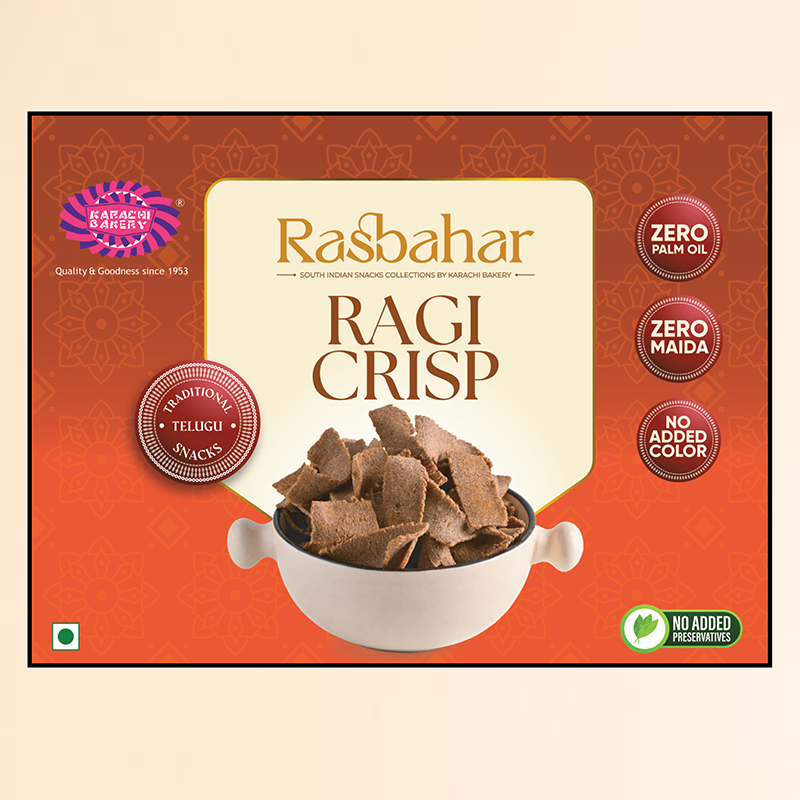 Karachi Bakery Rasbahar Ragi Crisp 200g