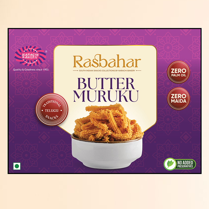 Karachi Bakery Rasbahar Butter Muruku 200g