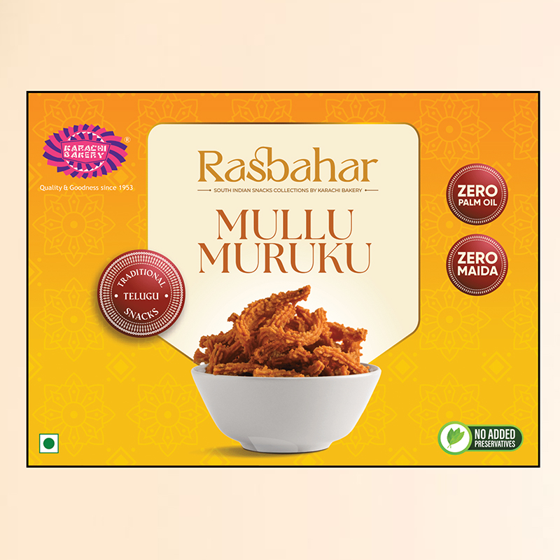Karachi Bakery Rasbahar Mullu Muruku 200g