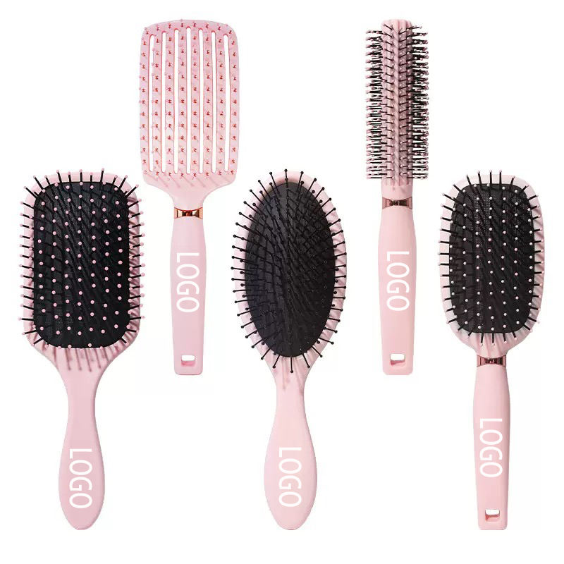 Yiwu Xinyao Trading Co., Ltd. Custom Logo Hair Brush with Soft Flexible Hairbrush Bristles for All Hair Types for Women...