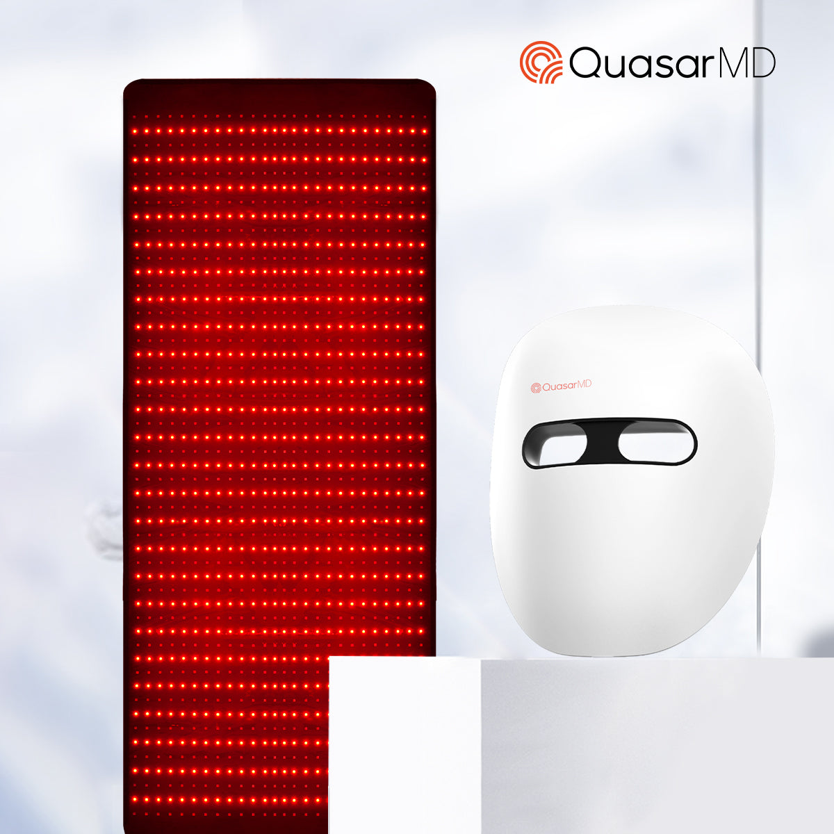 QuasarMD 3D Light Therapy Mask Bundle(Single-Panel Design)
