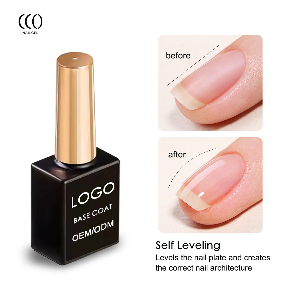 Guangzhou Cocome Cosmetics Co., Ltd. CCO OEM/ODM Private Label UV Gel Nail Polish BASE COAT Base Non-Hema