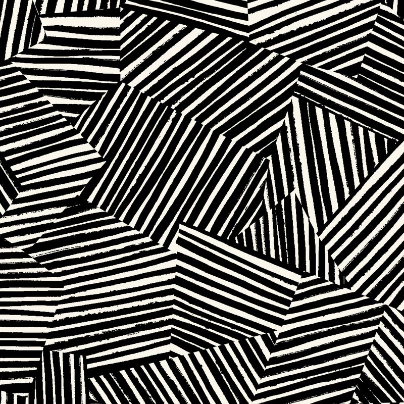 Cloud 9 – Organic Cotton Canvas – Canvas Collective - Lines Maze