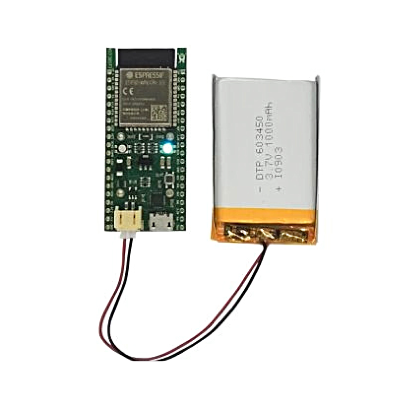 ESP32_Bat Battery Charging Breakout and Development Board with 1000mAh LiPo Cell