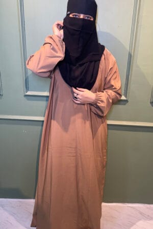 The Abaya World A-Line plain Abaya {only abaya}