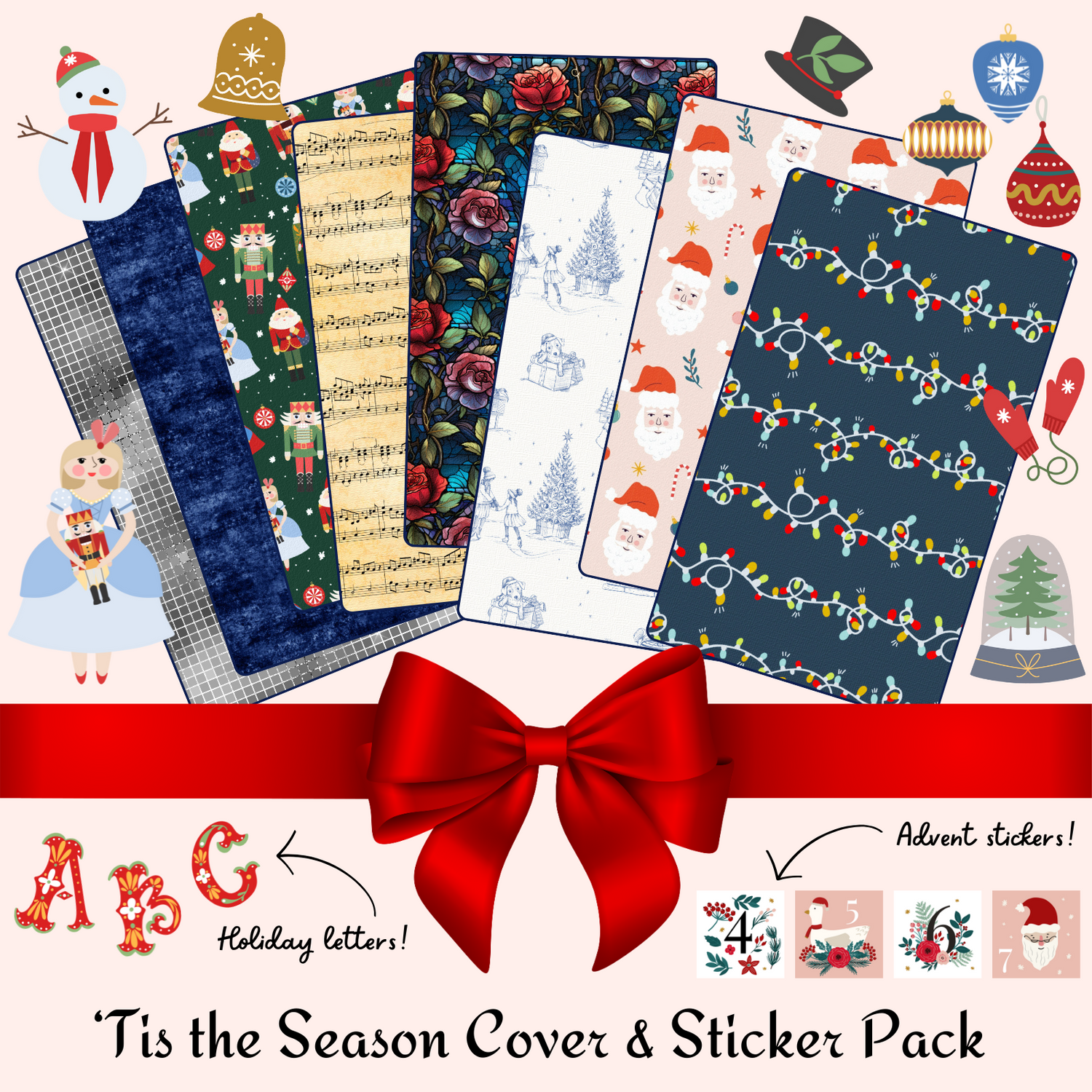 Artful Agenda " 'Tis The Season" Cover & Sticker Pack
