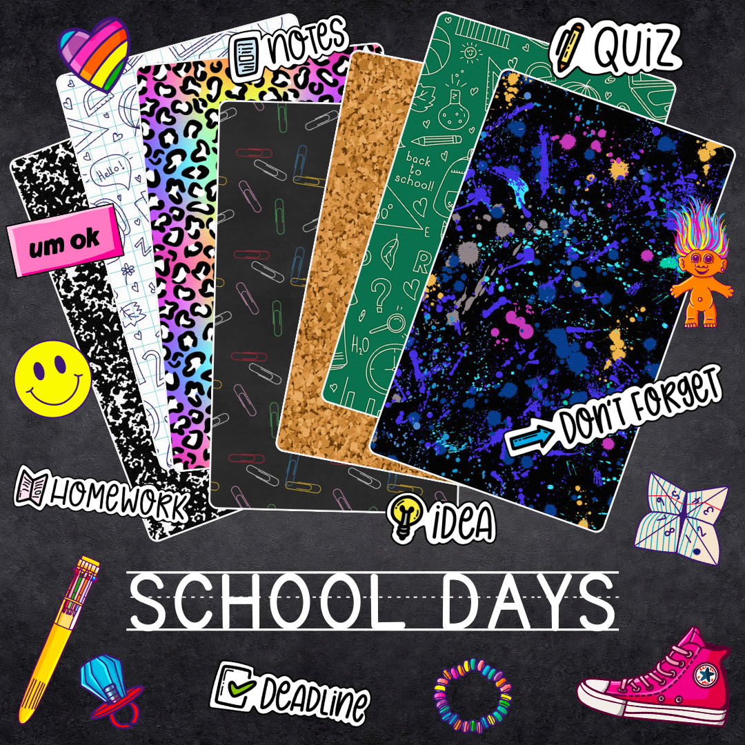 Artful Agenda "Artful School Days" Cover and Sticker Pack
