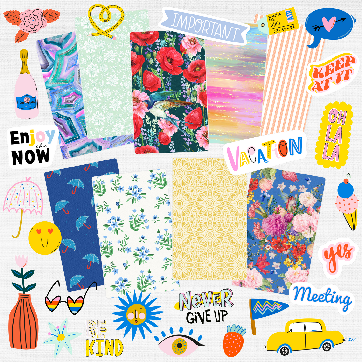 Artful Agenda "Artful Spring 2023" Cover and Sticker Pack