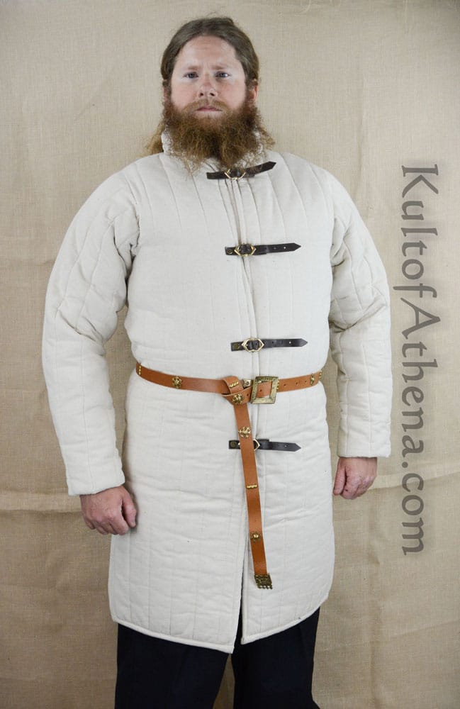 Lord of Battles - Front-Buckled Gambeson - Natural