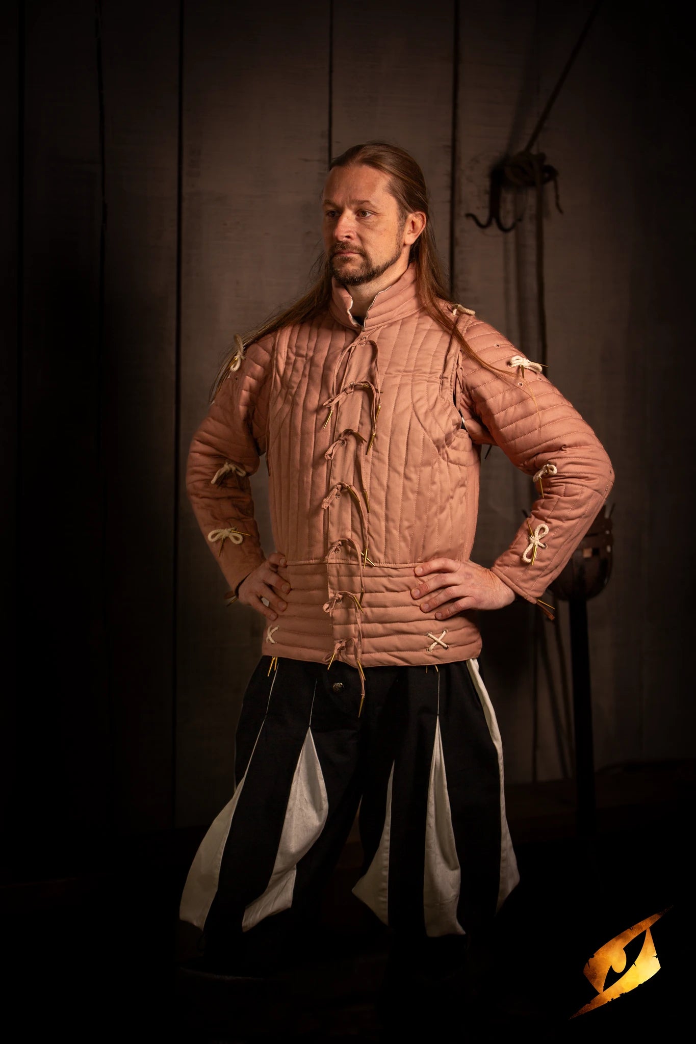 Epic Armoury Knightly Gambeson - Castle Tan