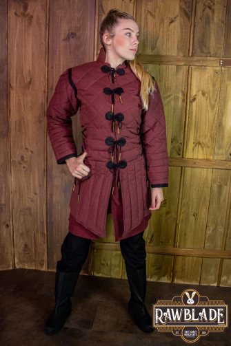 Rawblade Morgause Gambeson Complete - Bordeaux
