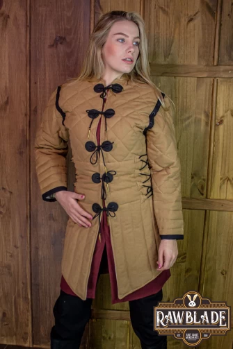 Rawblade Morgause Gambeson Complete - Light Brown
