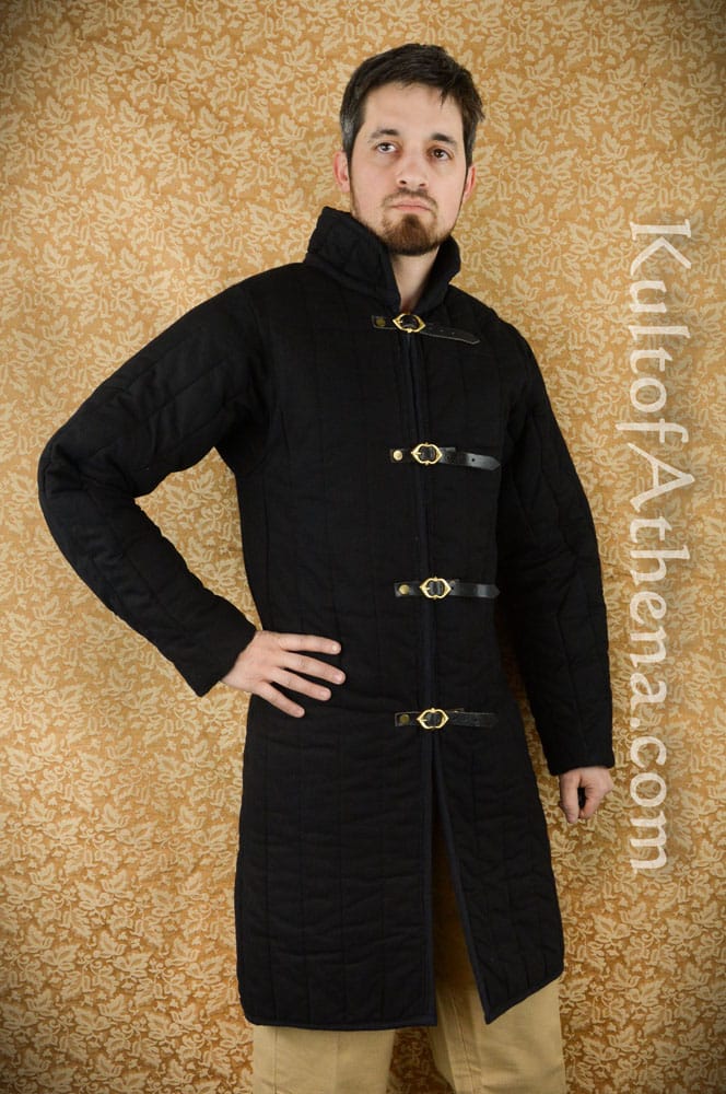 Lord of Battles - Front-Buckled Gambeson - Black