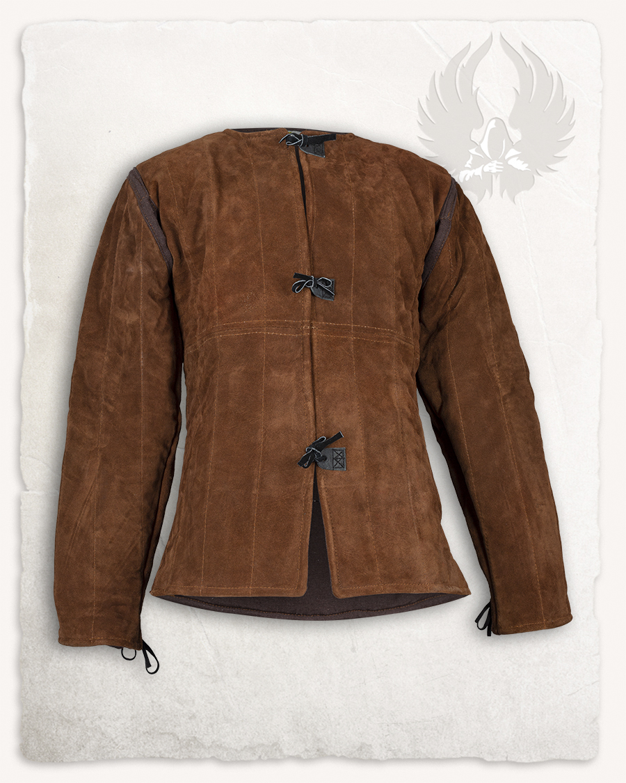 Aulber gambeson jacket suede
