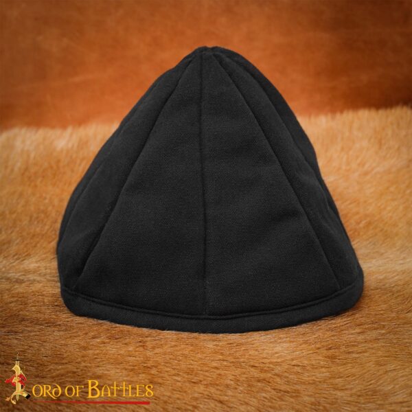 Medieval 3-Layered Padded Arming Cap, Recycled Multi-Fibre Wadding for LARP & HEMA