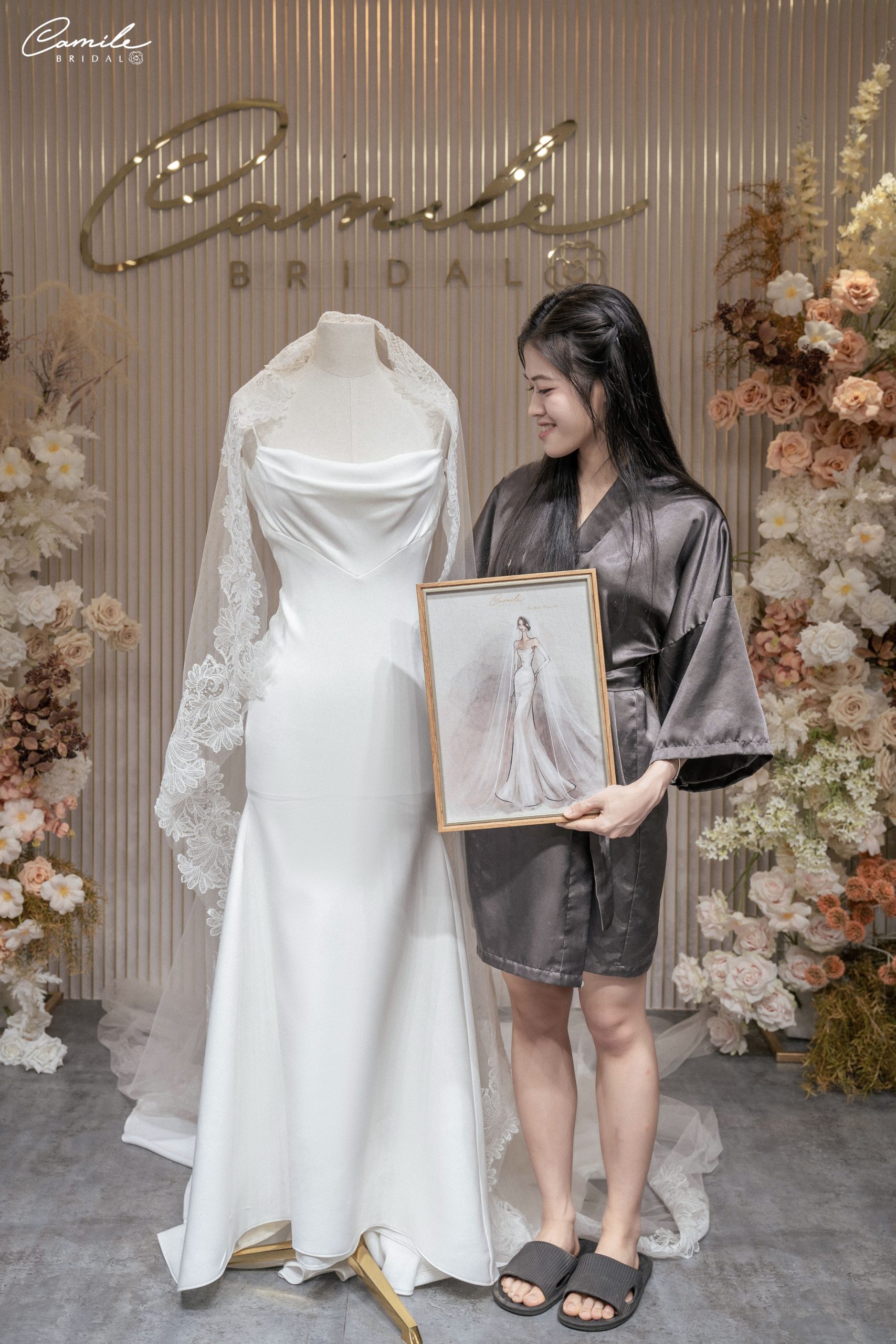 Camile Bridal Custom-Made Wedding Dress for Bride Trung Anh