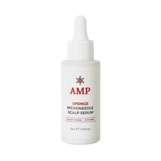 Ameano Peptides Sponge Microneedle Scalp Serum - Hydrolyzed Sponge & Botanical Peptides Infused Scalp...