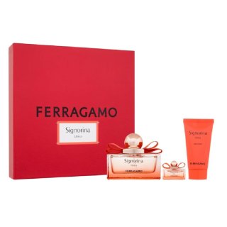SALVATORE FERRAGAMO SIGNORINA UNICA (W) SET EDP 100ML+ EDP 5ML+ BODY LOTION 50ML