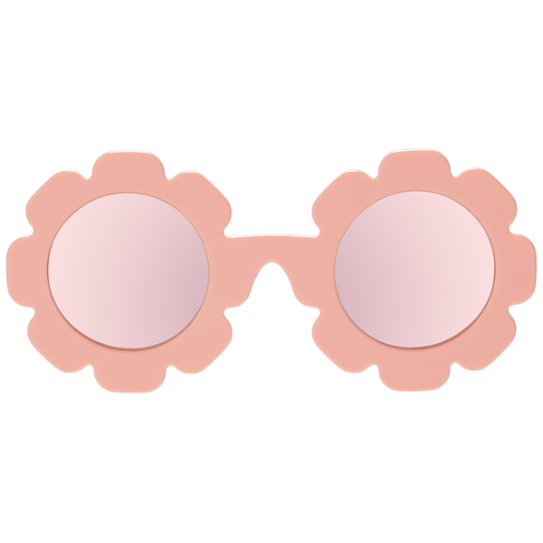 Babiators Peachy Keen Flower I Polarized Rose Gold Mirrored Lenses