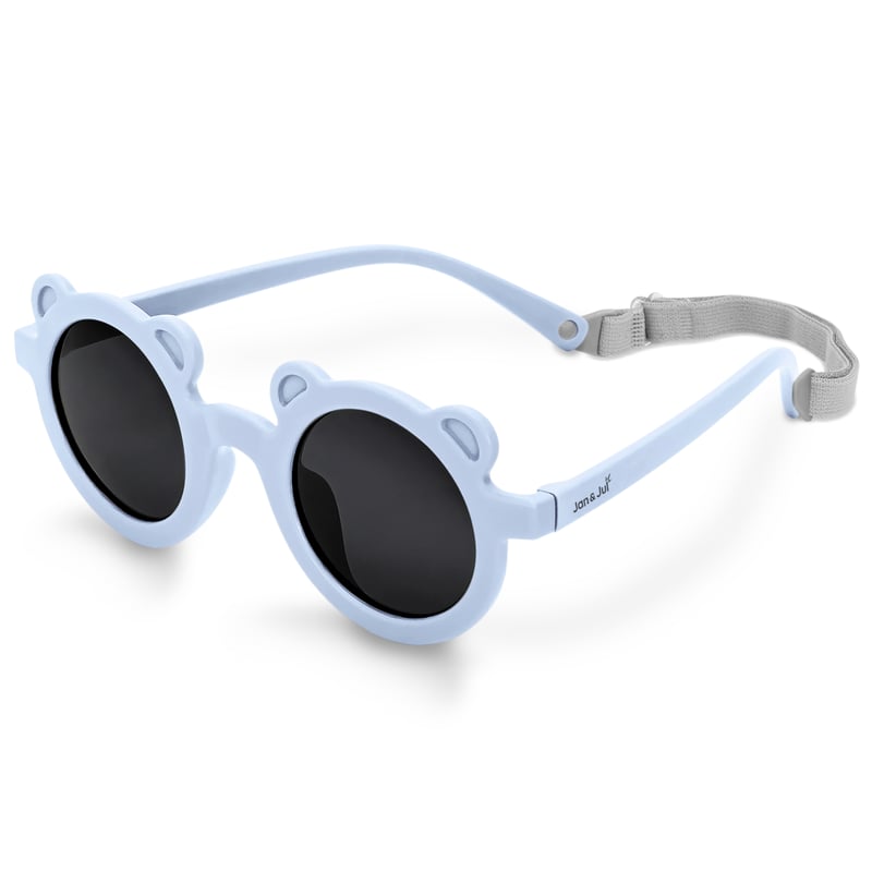 Kids Polarized Bear Sunglasses | Light Blue