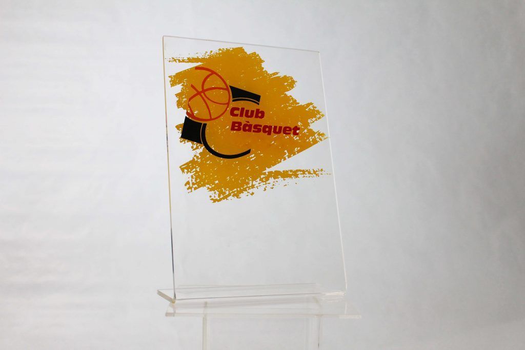DISNOU Placa de metacrilato de básquet