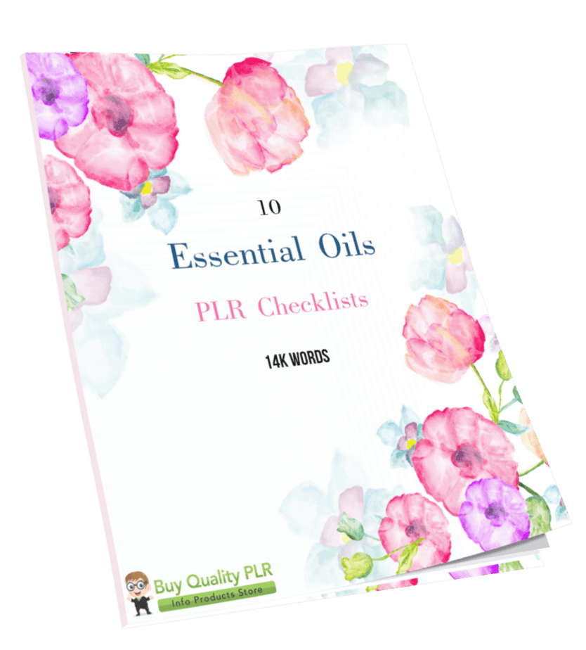 Buy Quality PLR 10 Essential Oils PLR Checklists 14k Words