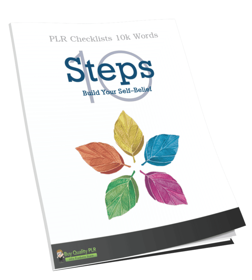 10 Build Your Self-Belief PLR Checklists 10k Words