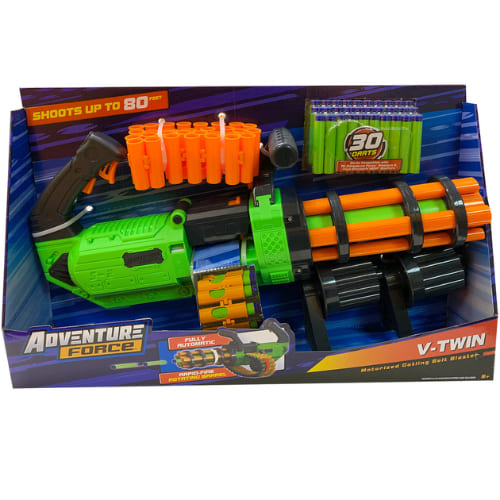 Adventure Force Adventure Force V-Twin Motorized Gatling Belt Dart Blaster