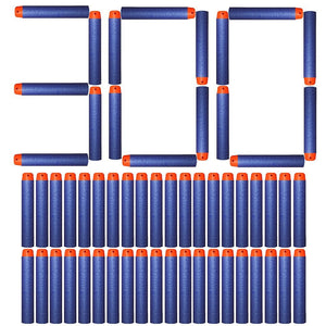 AMOSTING AMOSTING 300 PCS 2.84in (7.2cm) Foam Darts Universal Standard RefillRound Head Bullet...