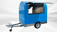Cooler Depot USA 65 in Food Vending Trailer Mobile Concession Both windows FT40