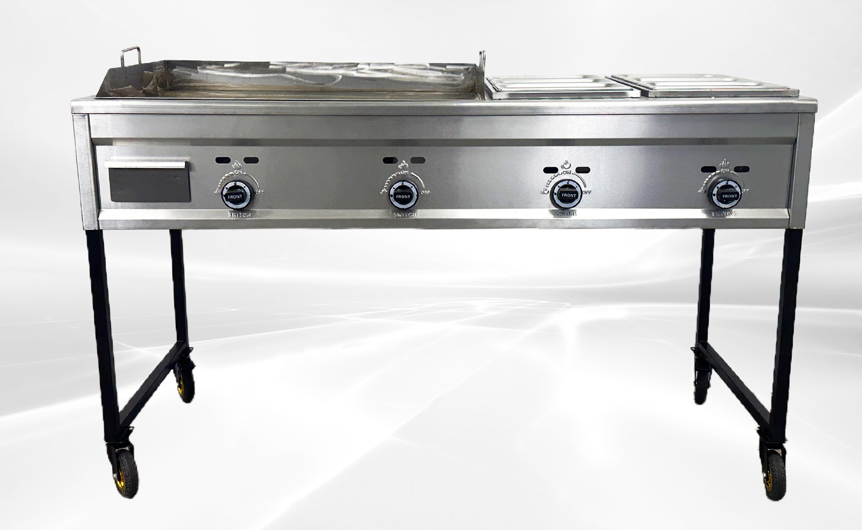 65 ins Carritos Taqueros Al Gusto Plancha taco carts G36W2