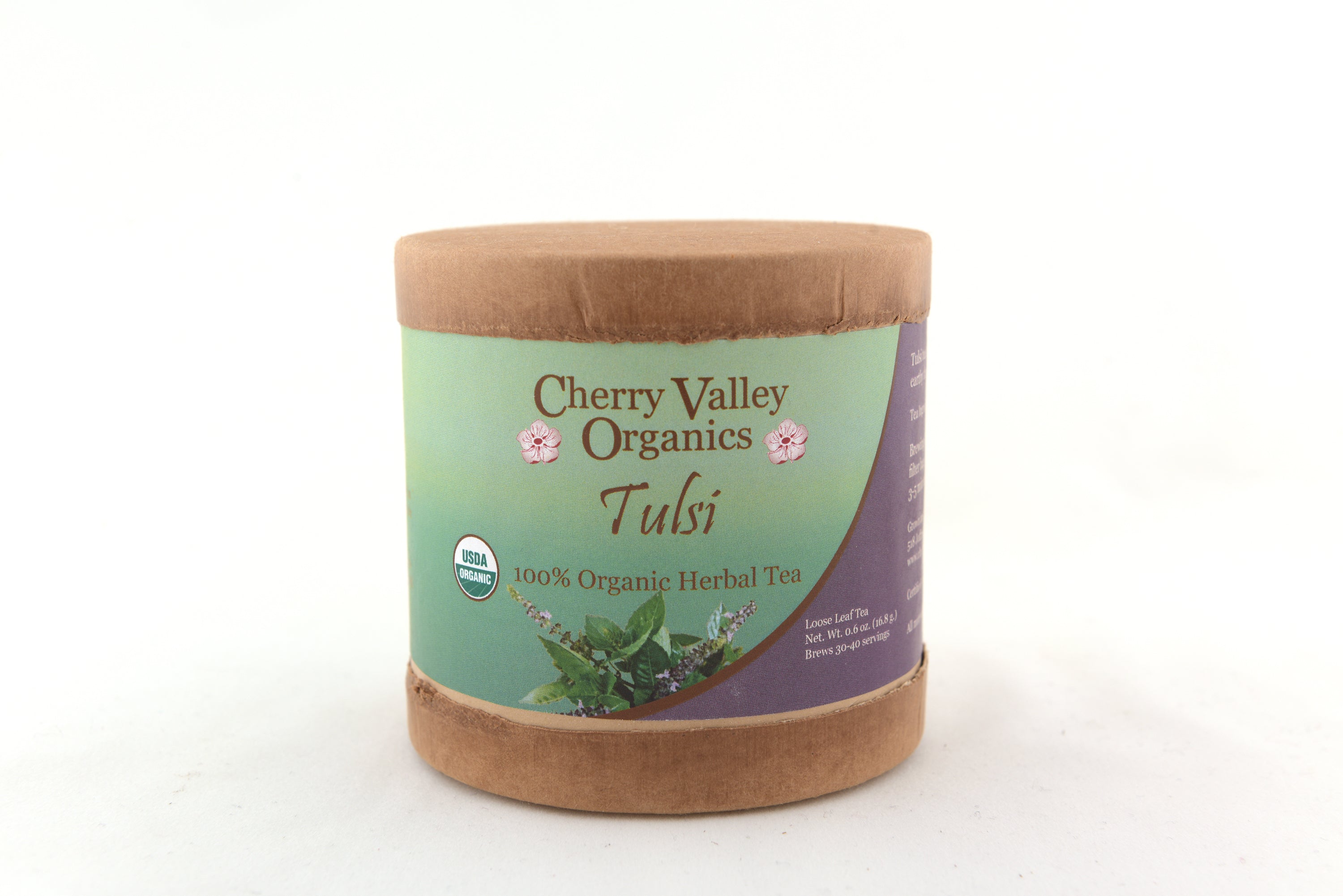 Cherry Valley Organics Tulsi Herbal Tea