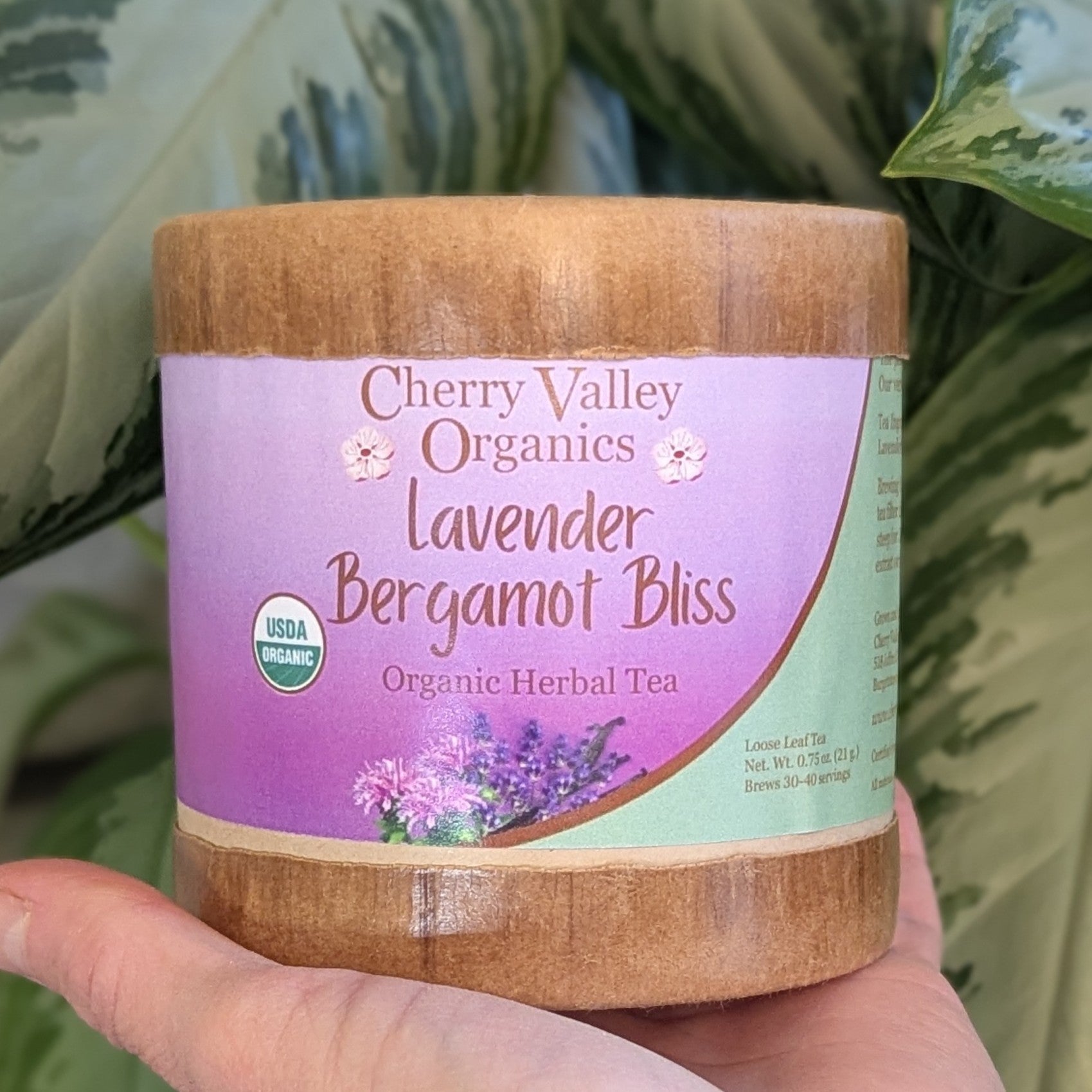 Cherry Valley Organics Lavender Bergamot Bliss Herbal Tea