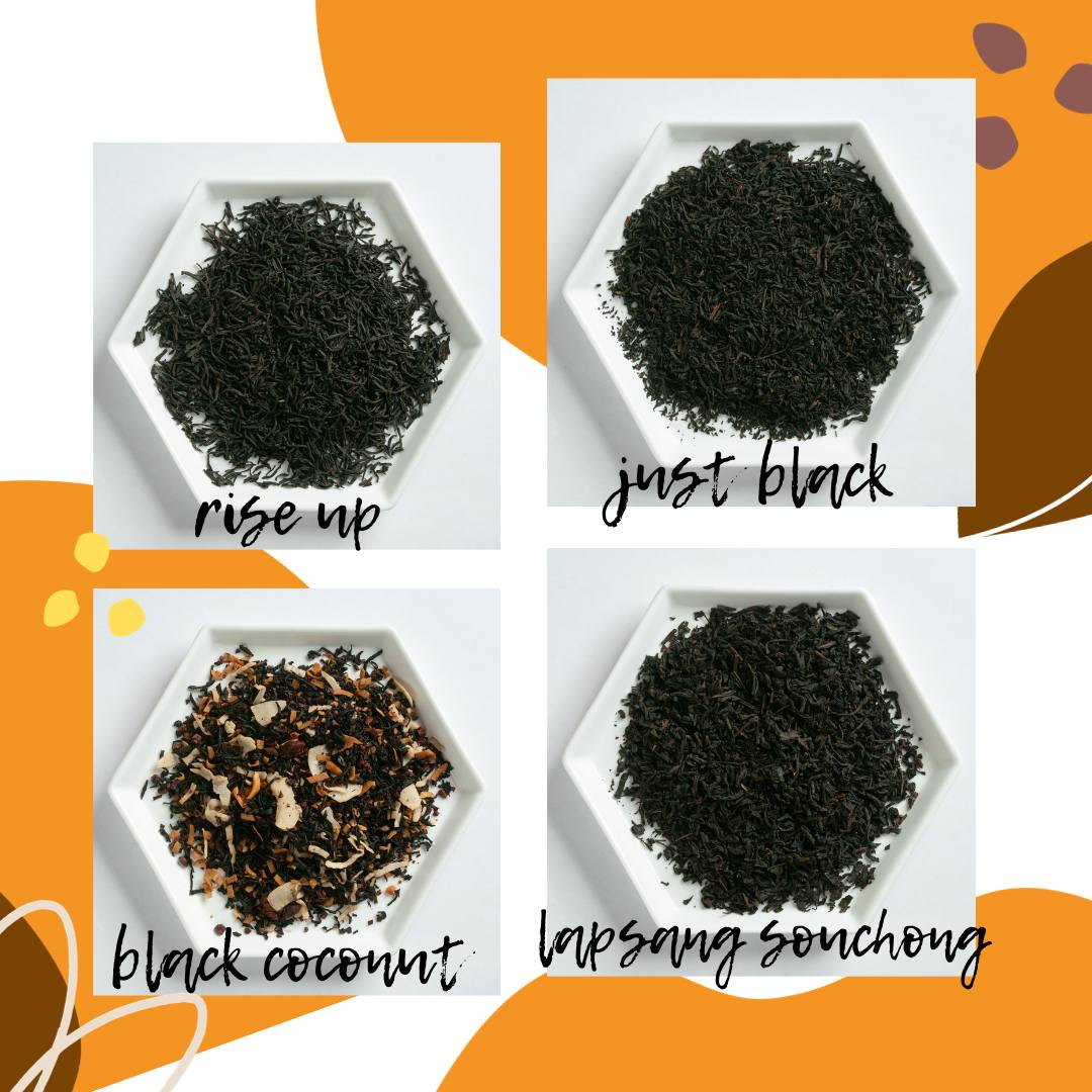 Just Add Honey Tea Company All Black Everything Tea Gift Set