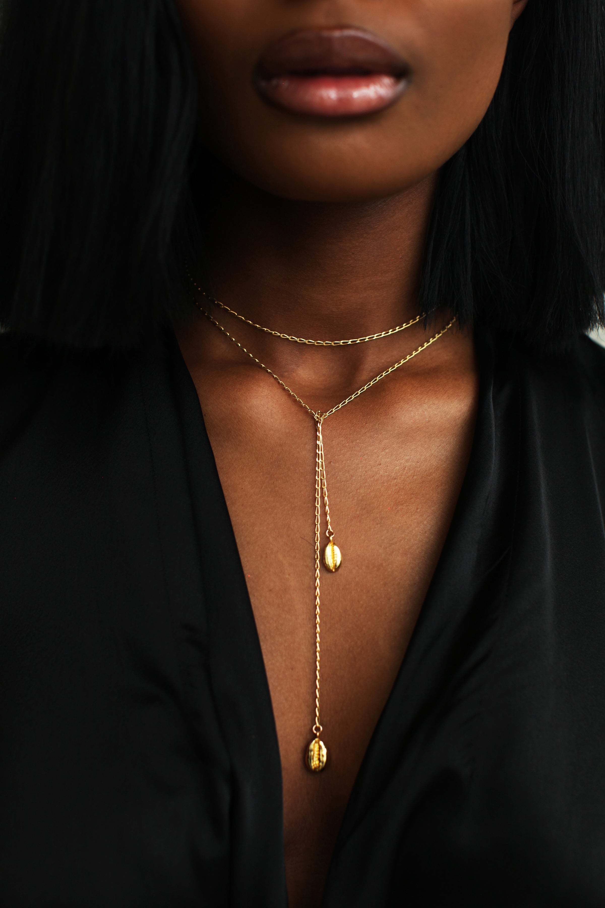 Omi Woods THE COWRIE Infinity Necklace