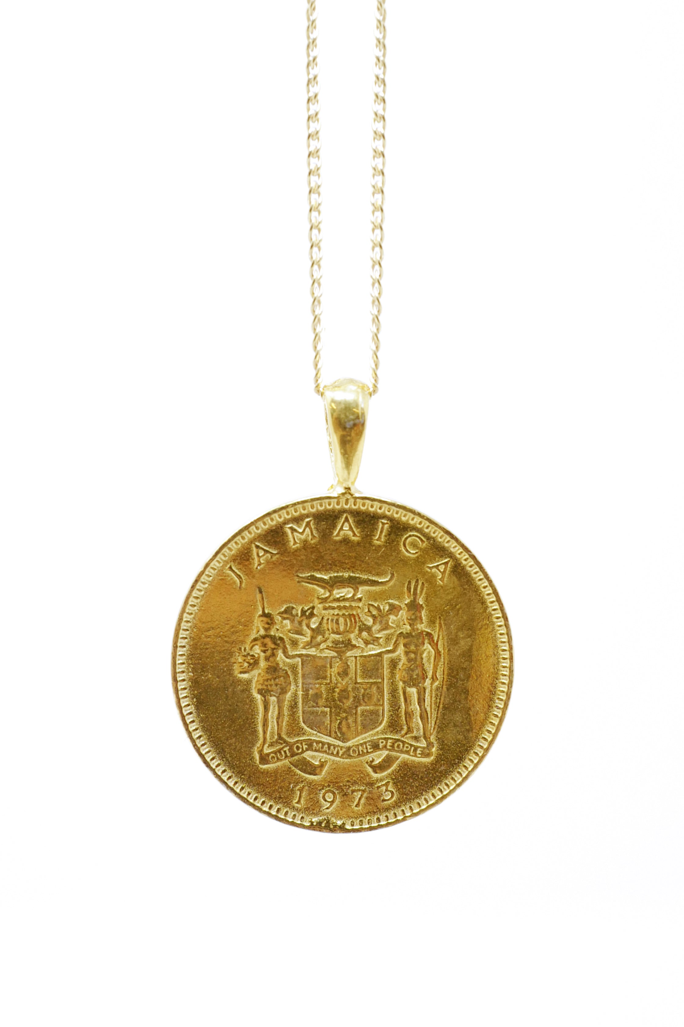 Omi Woods THE JAMAICAN Ackee Coin Necklace